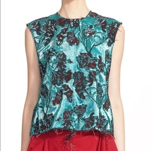 Marques Alemdia brocade openback top new with tags